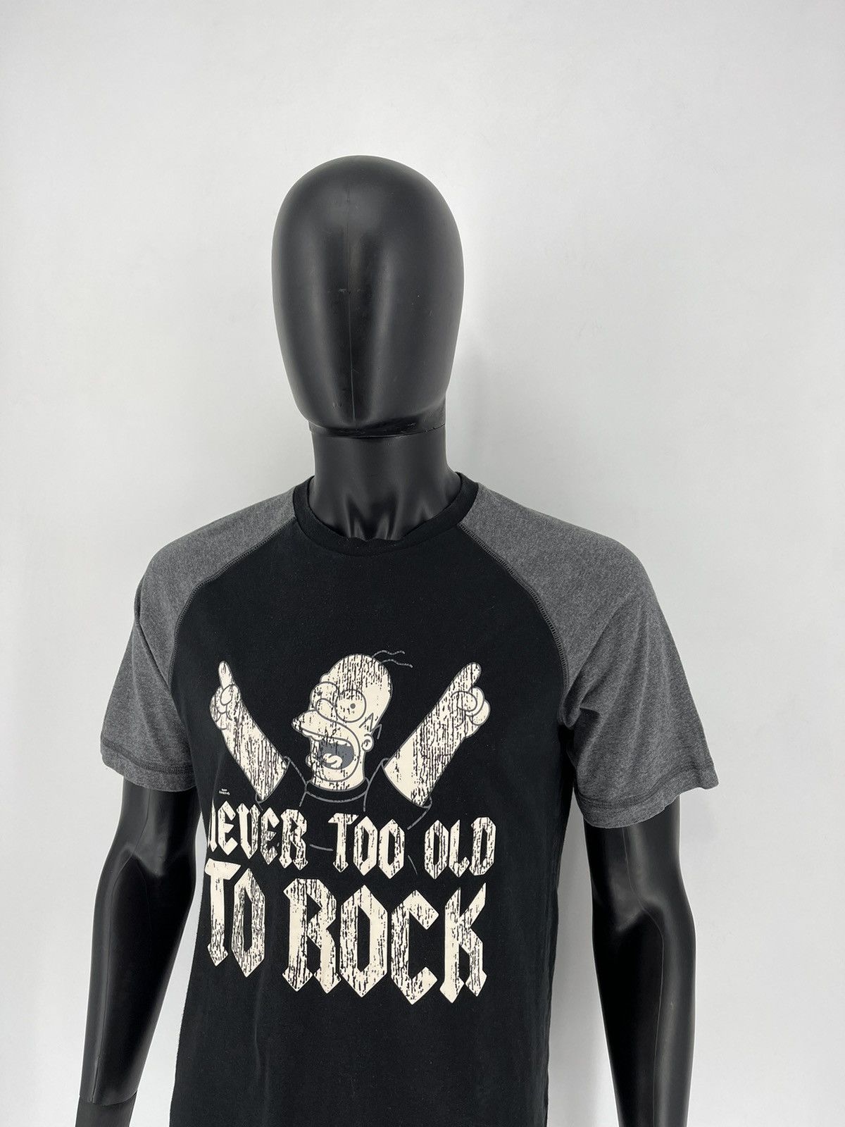 The Simpsons × Vintage Vintage Y2K The Simpsons Never Too To Rock 2006 Size US M / EU 48-50 / 2 - 4 Thumbnail
