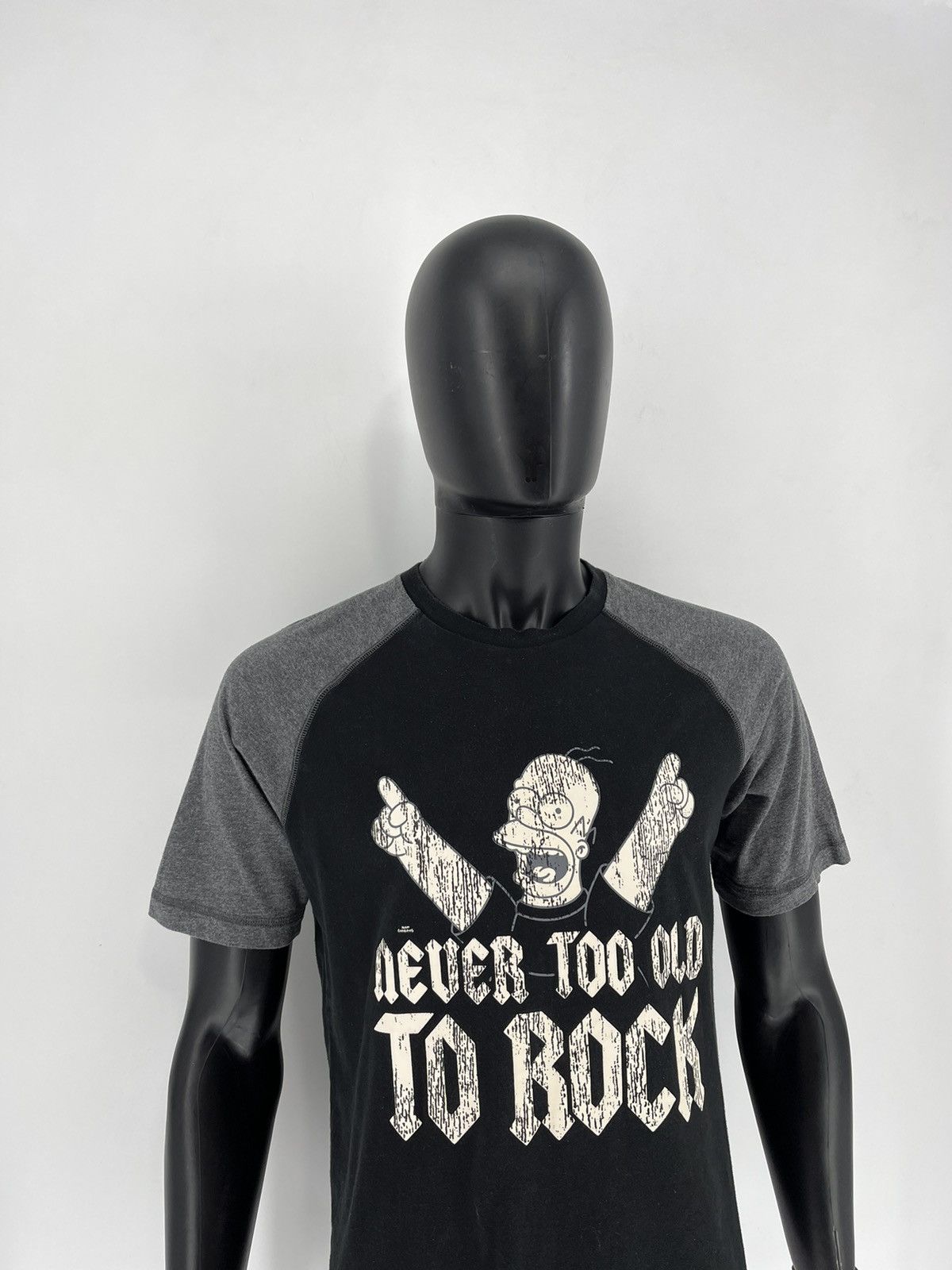 The Simpsons × Vintage Vintage Y2K The Simpsons Never Too To Rock 2006 Size US M / EU 48-50 / 2 - 3 Thumbnail