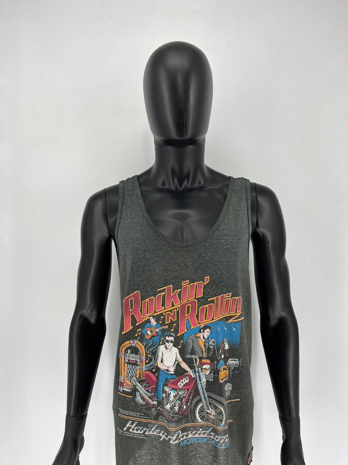Harley Davidson × Vintage 1987 Harley Davidson Elvis Presley 