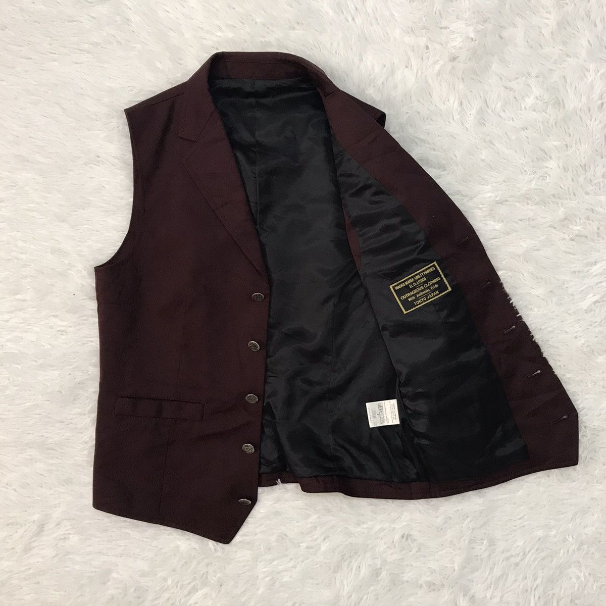 Wacko Maria Guilty Parties Wacko Maria Outrageous Clothing Vest Size US M / EU 48-50 / 2 - 9 Thumbnail