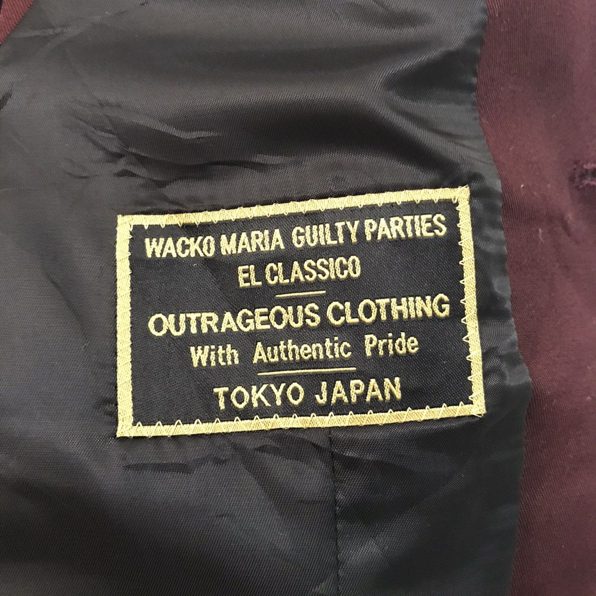 Wacko Maria Guilty Parties Wacko Maria Outrageous Clothing Vest Size US M / EU 48-50 / 2 - 10 Thumbnail