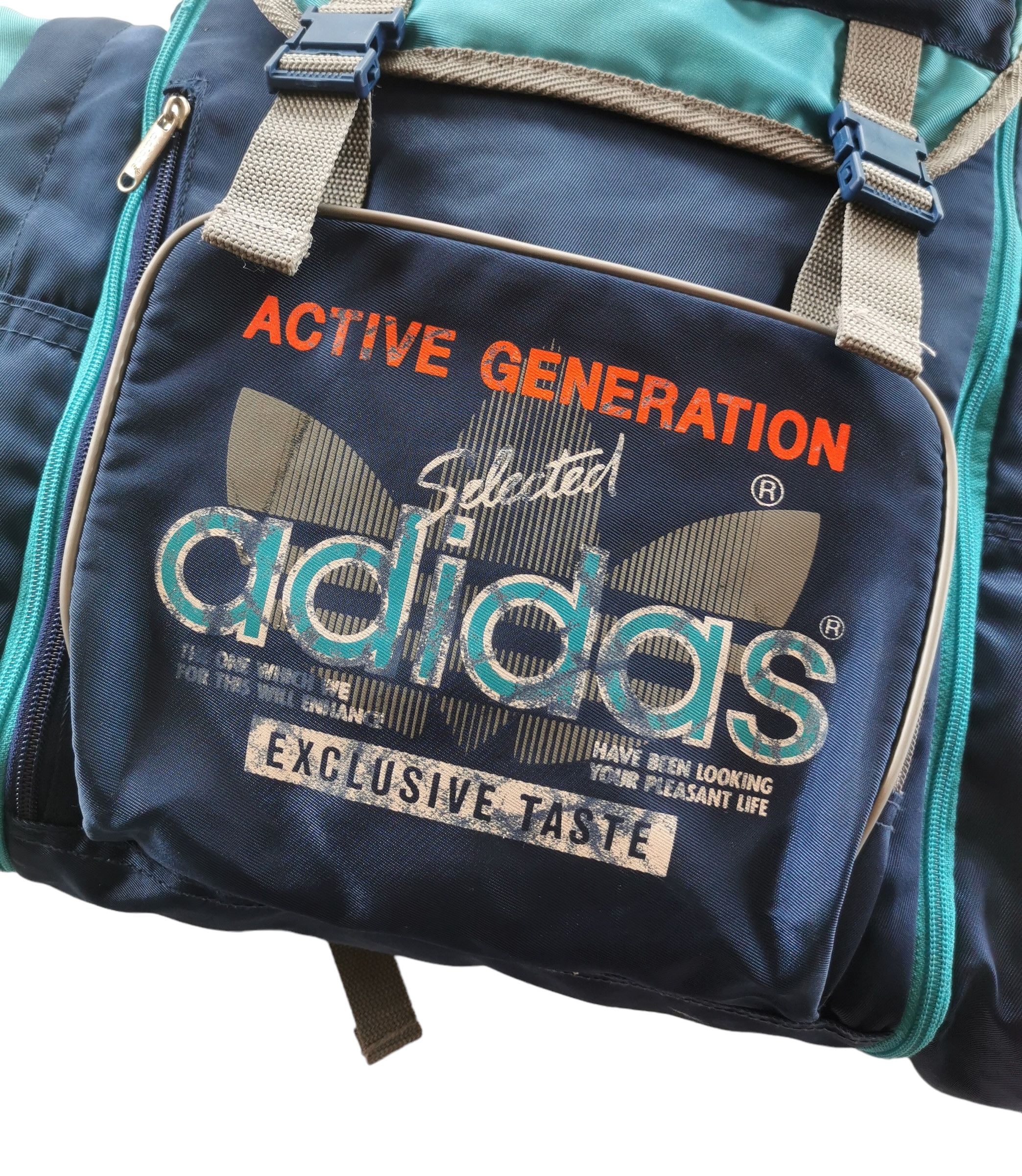 Vintage 90s Vintage Adidas Backpack Size ONE SIZE - 4 Thumbnail