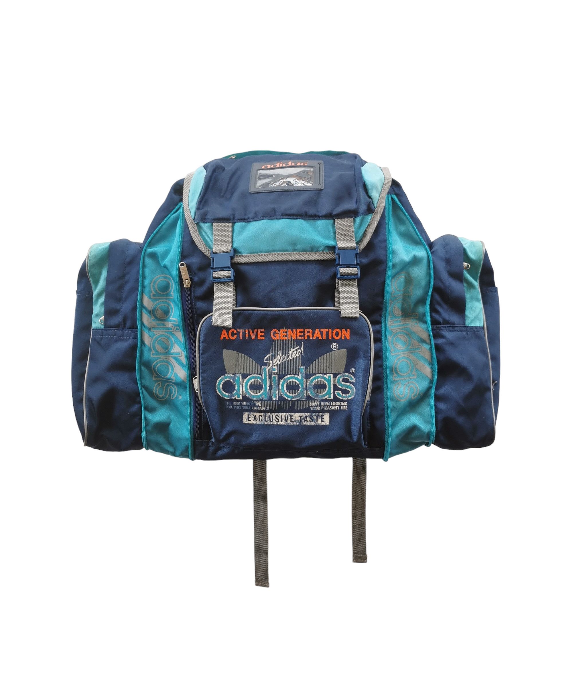 Vintage 90s Vintage Adidas Backpack Size ONE SIZE - 2 Thumbnail