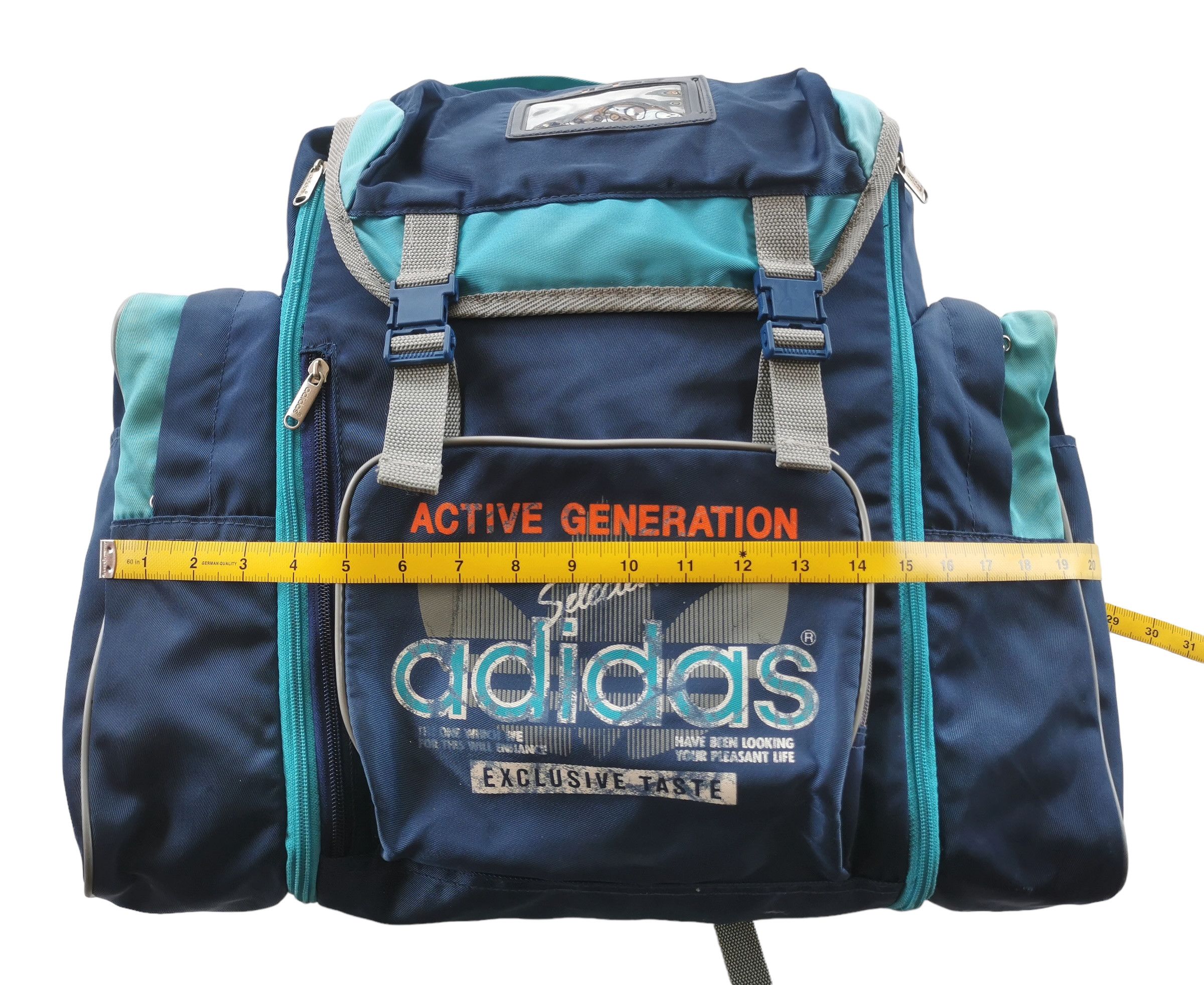 Vintage 90s Vintage Adidas Backpack Size ONE SIZE - 10 Thumbnail