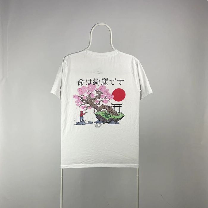 Japanese Brand Kiray T-shirt life is beautiful band tee Japanese
