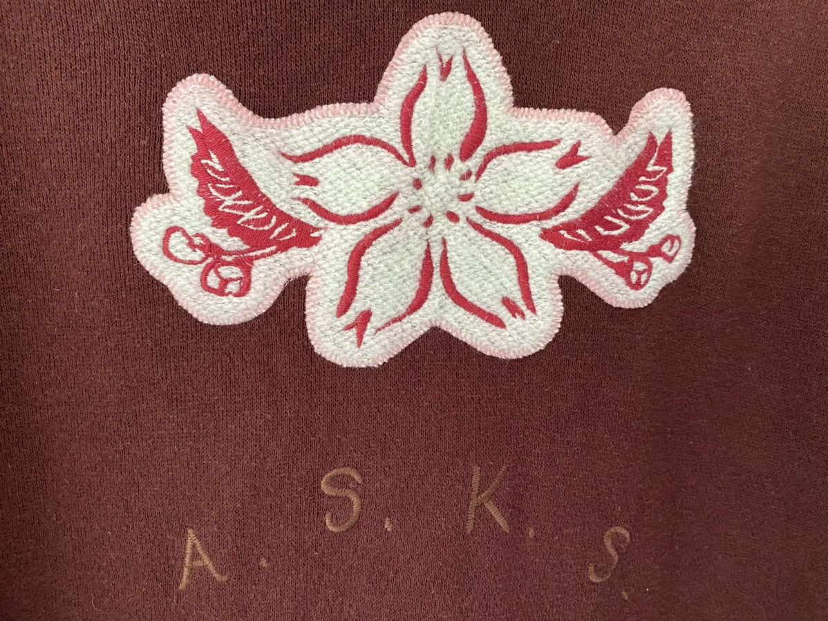 20471120 VTG A.S.K.S Tokyo local flower embroidered hoodie Size US S / EU 44-46 / 1 - 6 Thumbnail