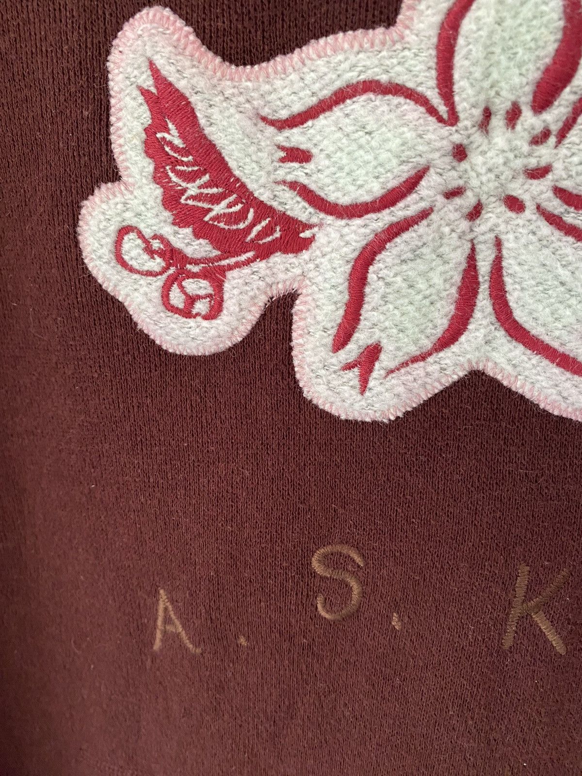 20471120 VTG A.S.K.S Tokyo local flower embroidered hoodie Size US S / EU 44-46 / 1 - 7 Thumbnail