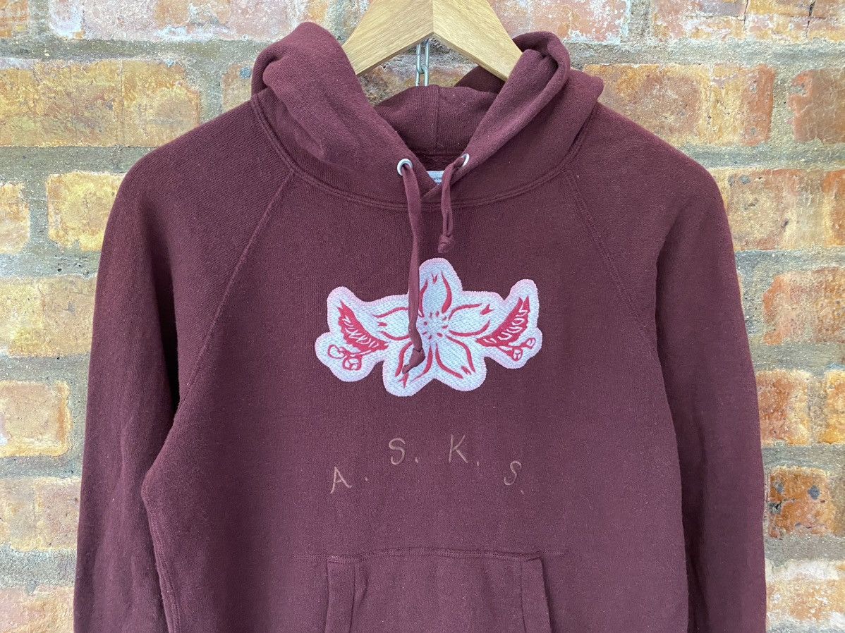 20471120 VTG A.S.K.S Tokyo local flower embroidered hoodie Size US S / EU 44-46 / 1 - 4 Thumbnail
