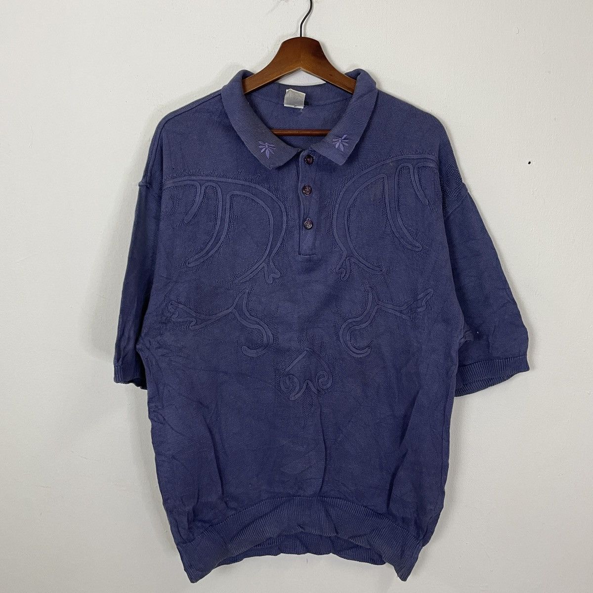 Aran Isles Knitwear Vintage Modigliani Art Design Polos Knitwear Size US L / EU 52-54 / 3 - 1 Thumbnail