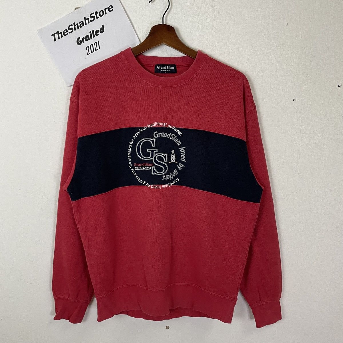 American Apparel × Grand Slam Vintage Grand Slam Embroidery Big Logo Sweatshirt Size US M / EU 48-50 / 2 - 1 Thumbnail