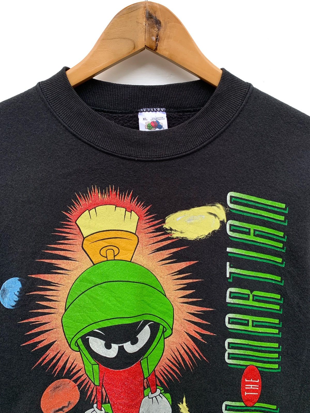 Cartoon Network Vintage 90's Marvin The Martian Sweatshirt Size US XL / EU 56 / 4 - 2 Thumbnail