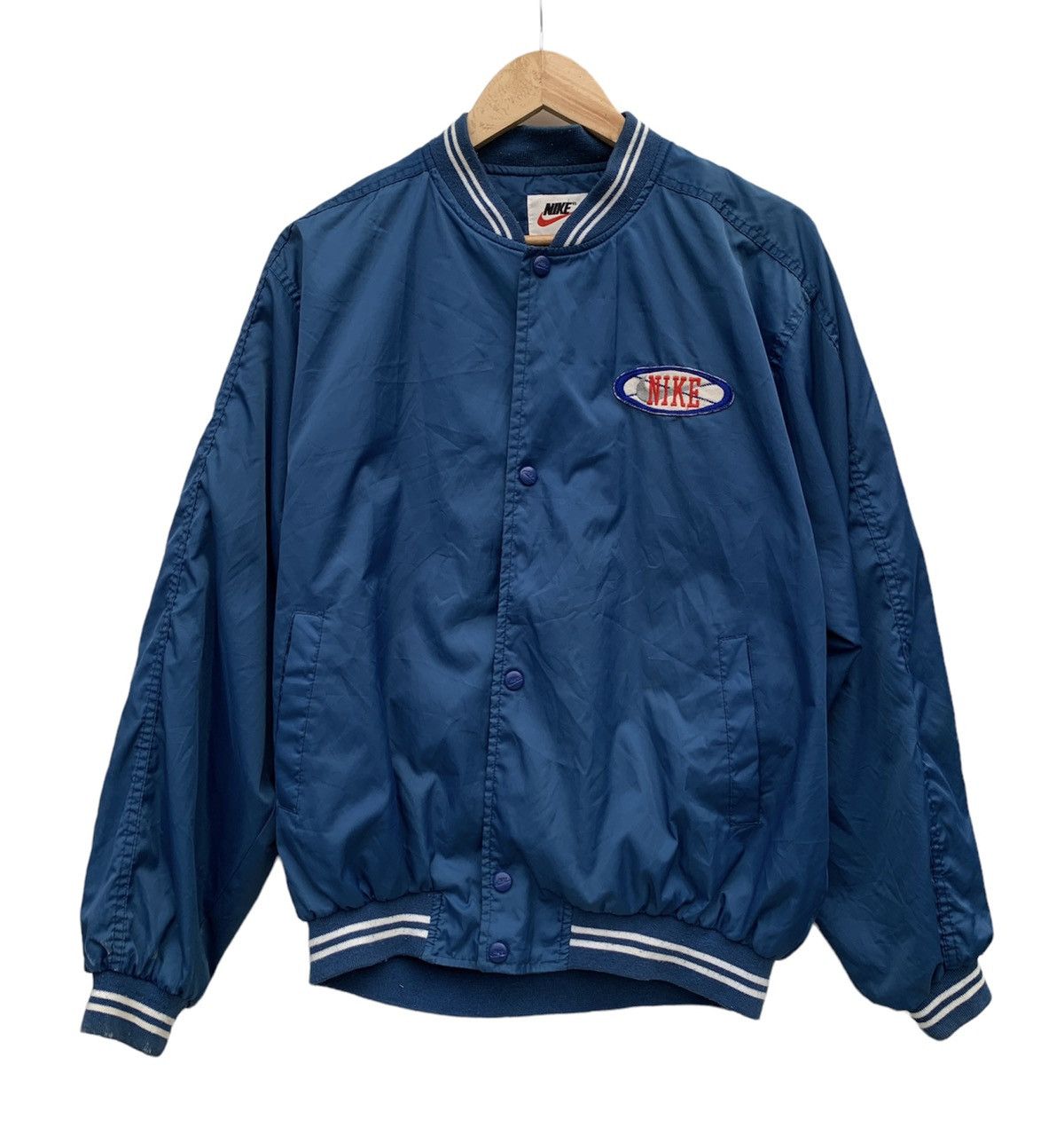 Nike Vintage 90's Nike Baseball Varsity Jacket Size US M / EU 48-50 / 2 - 3 Thumbnail