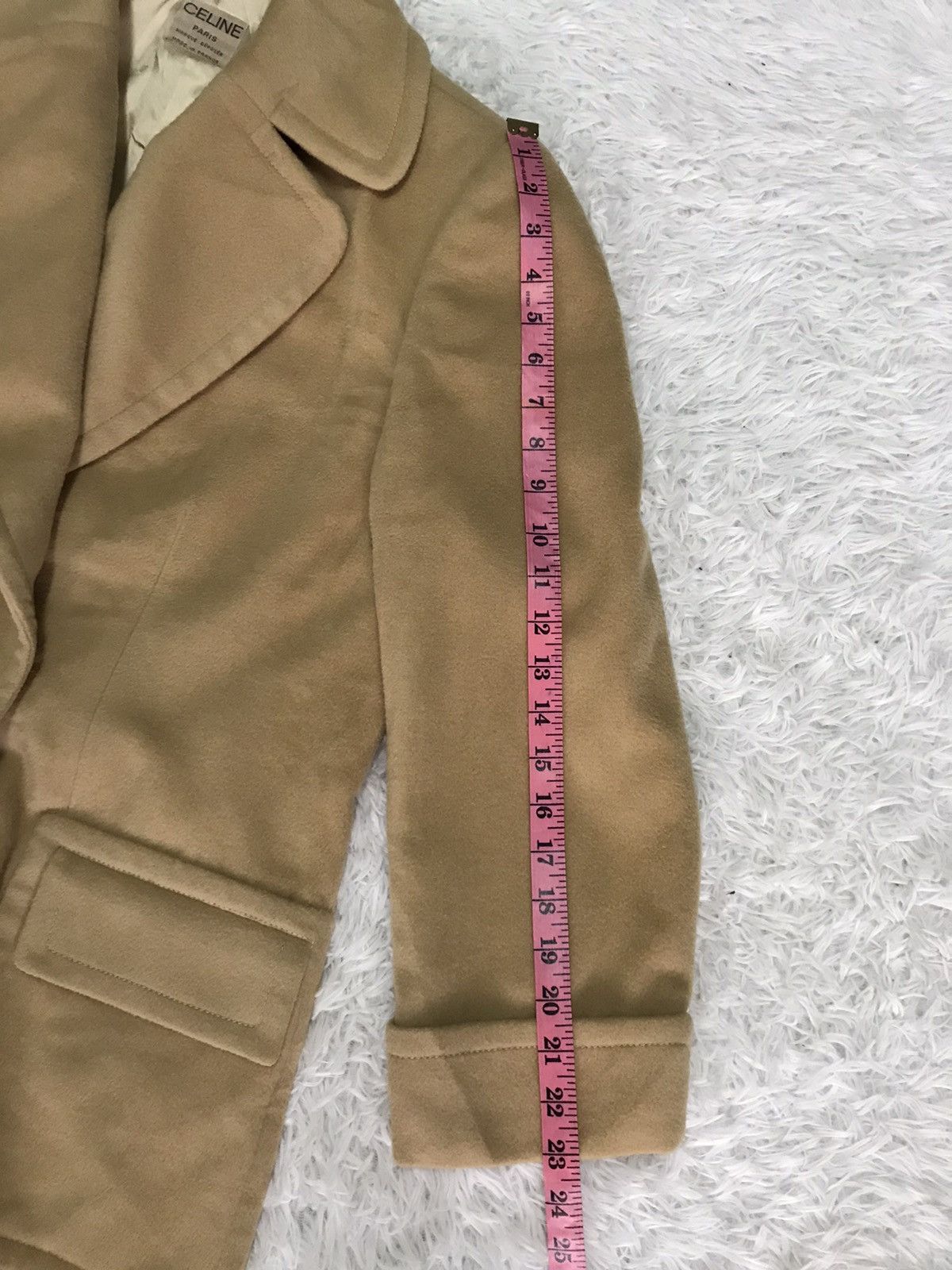 Celine CELINE PARIS WOOL DOUBLE BREAST LONG COAT Size M / US 6-8 / IT 42-44 - 19 Thumbnail