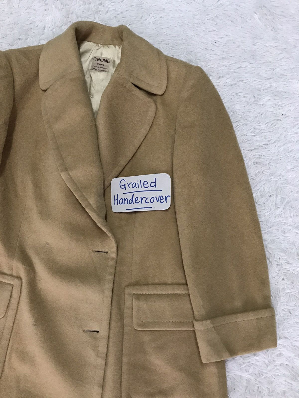 Celine CELINE PARIS WOOL DOUBLE BREAST LONG COAT Size M / US 6-8 / IT 42-44 - 5 Thumbnail