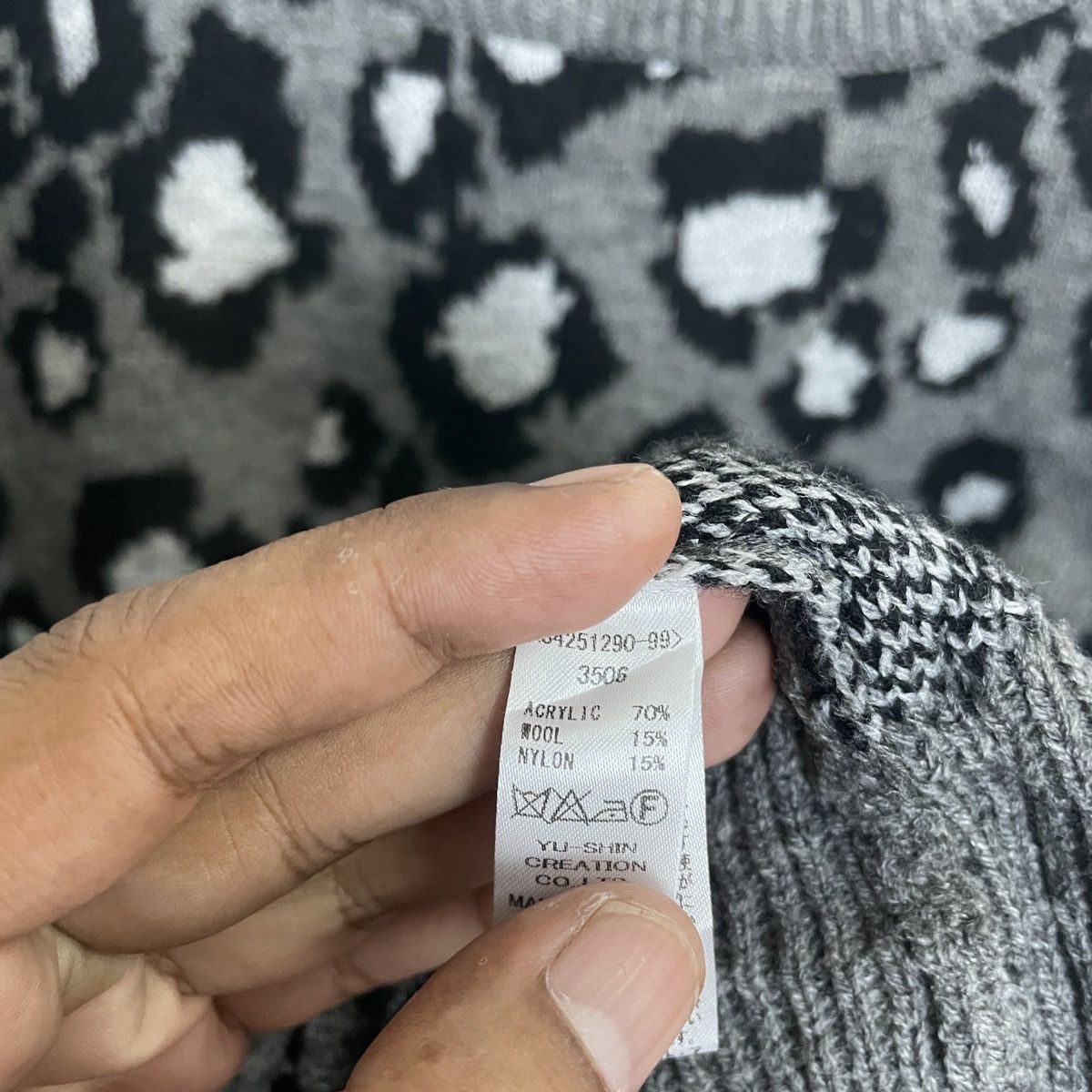 Homespun Knitwear Vintage Vers Leopard Motive Knitwear Sweater Size US M / EU 48-50 / 2 - 6 Thumbnail