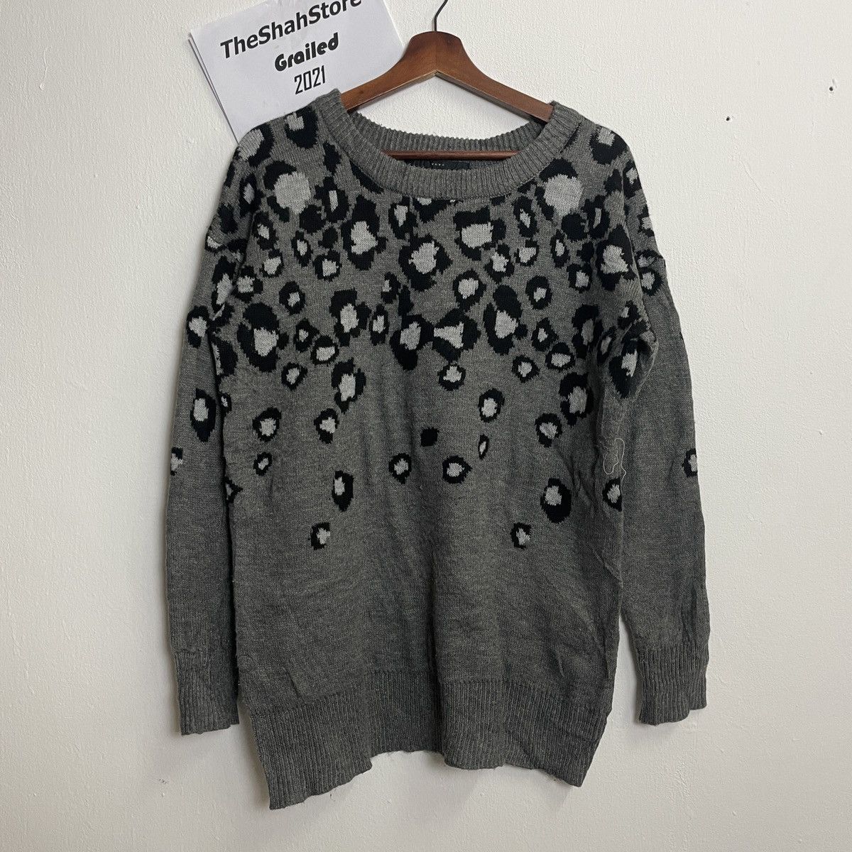 Homespun Knitwear Vintage Vers Leopard Motive Knitwear Sweater Size US M / EU 48-50 / 2 - 1 Thumbnail