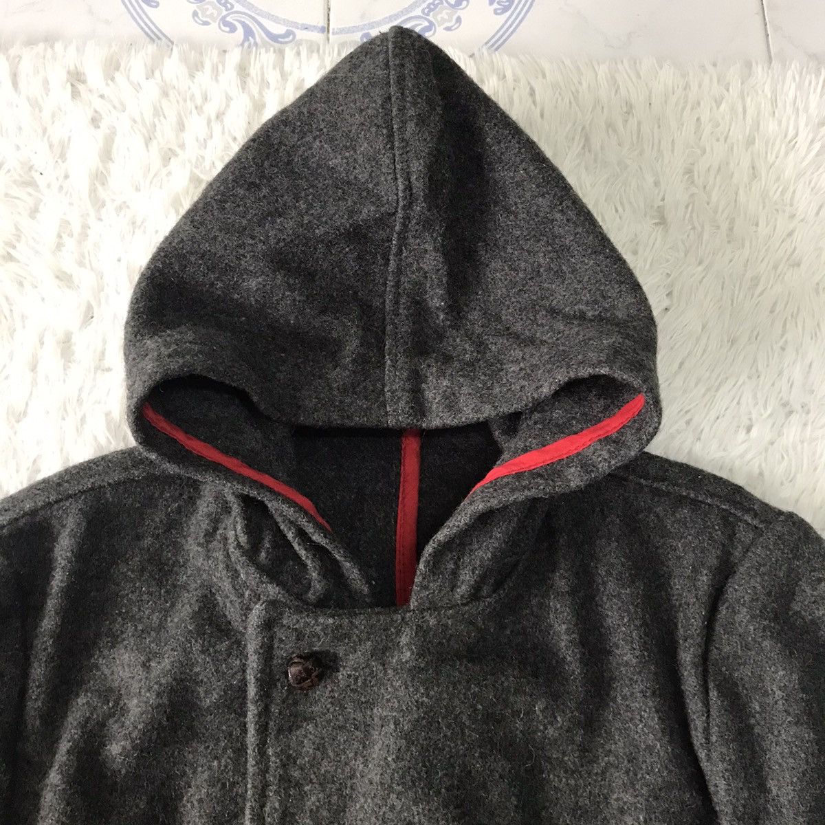 Schott Rare Schott NYC Belted Leather Wool Jacket Hooded Size US L / EU 52-54 / 3 - 7 Thumbnail