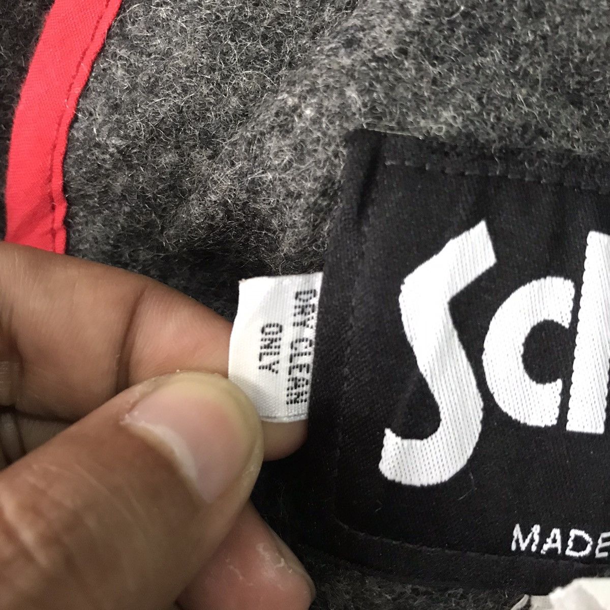 Schott Rare Schott NYC Belted Leather Wool Jacket Hooded Size US L / EU 52-54 / 3 - 19 Thumbnail