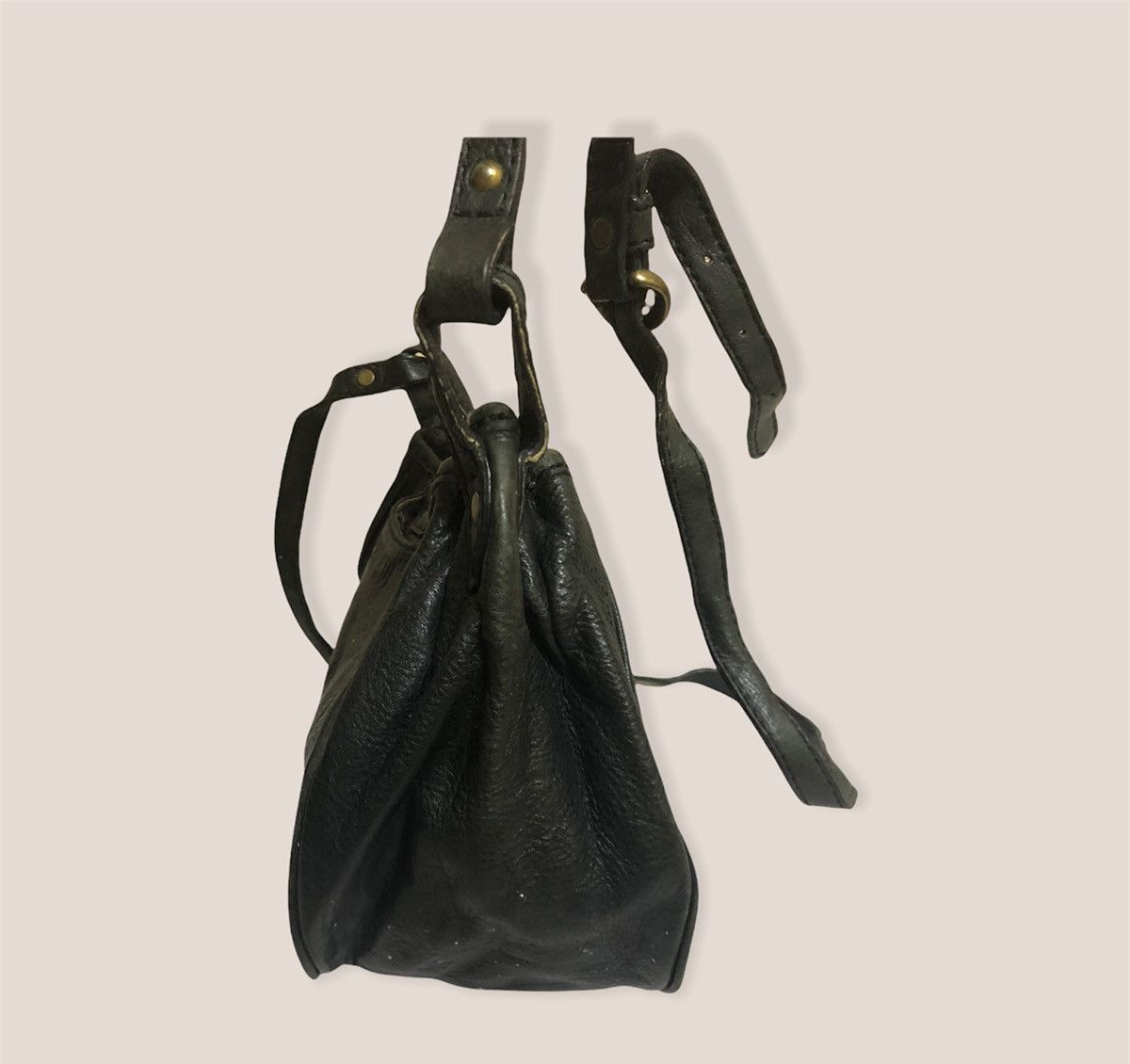 Anna Sui × Leather Anna Sui Genuine Leather Sling Bag By Designer Size ONE SIZE - 3 Thumbnail