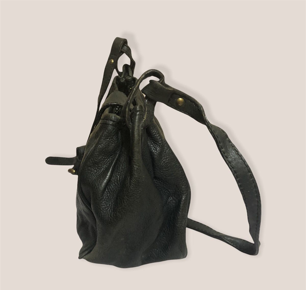 Anna Sui × Leather Anna Sui Genuine Leather Sling Bag By Designer Size ONE SIZE - 4 Thumbnail