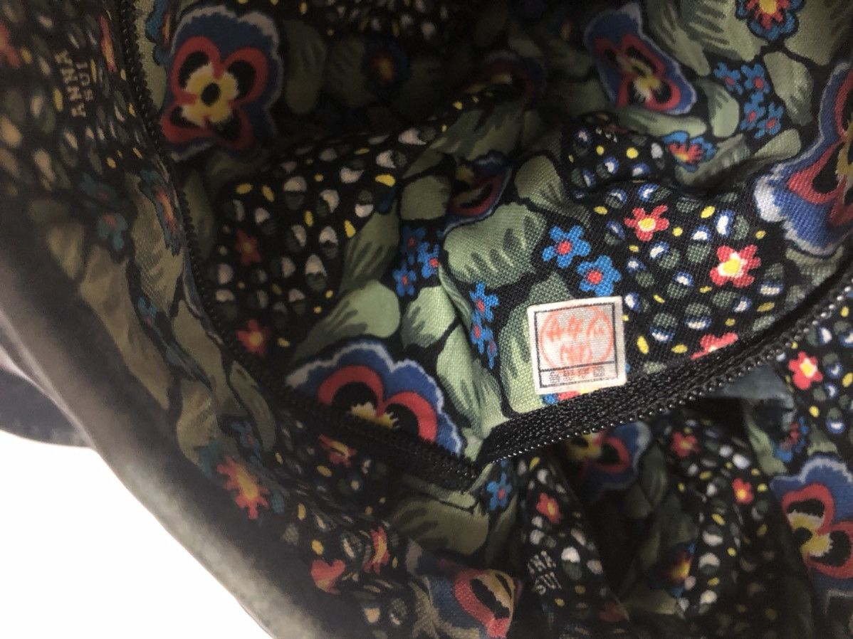 Anna Sui × Leather Anna Sui Genuine Leather Sling Bag By Designer Size ONE SIZE - 14 Thumbnail