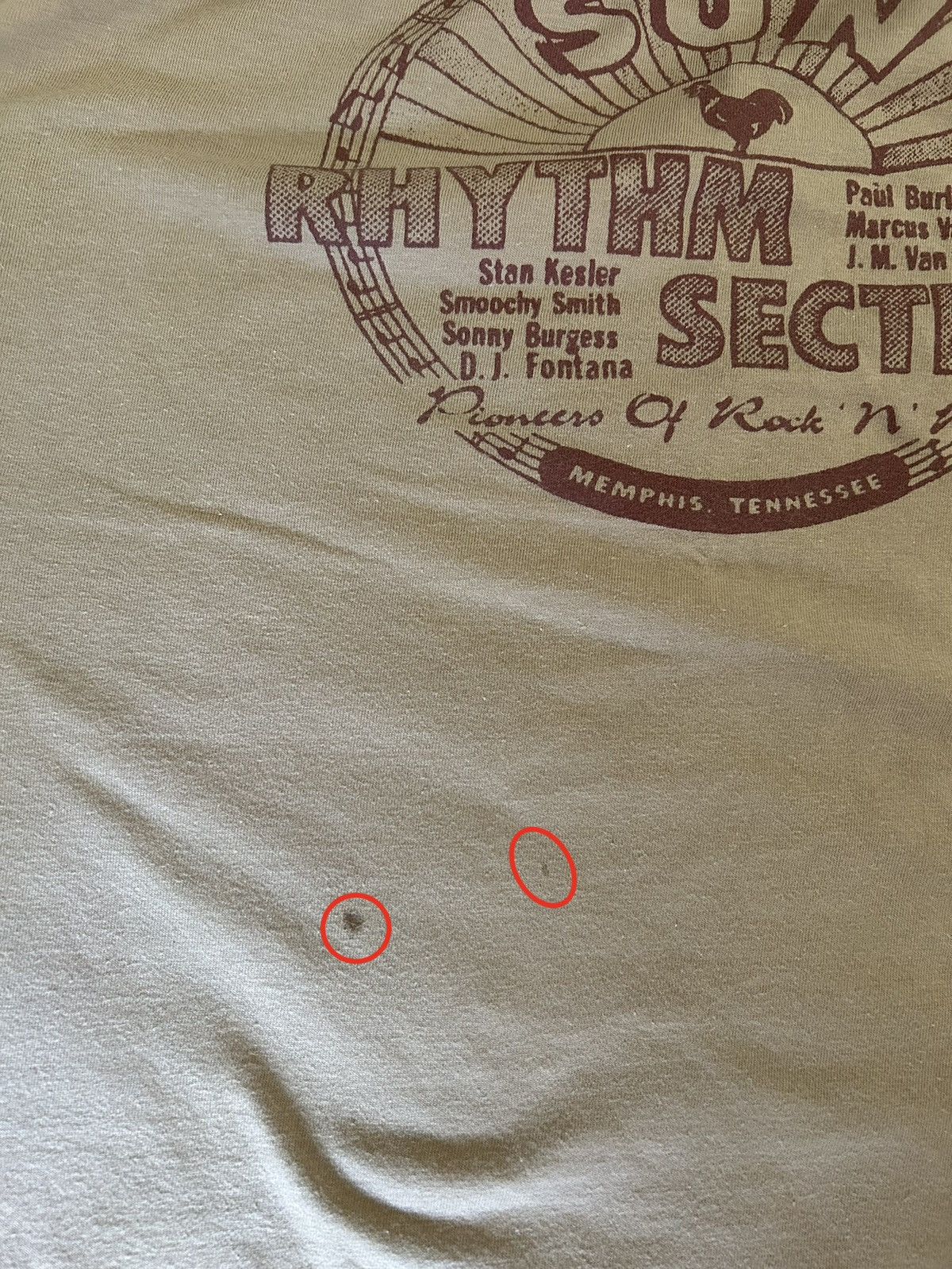Band Tees × Vintage Vintage 90’s Sun Rhythm Section Rock Band T-Shirt Size US L / EU 52-54 / 3 - 6 Thumbnail