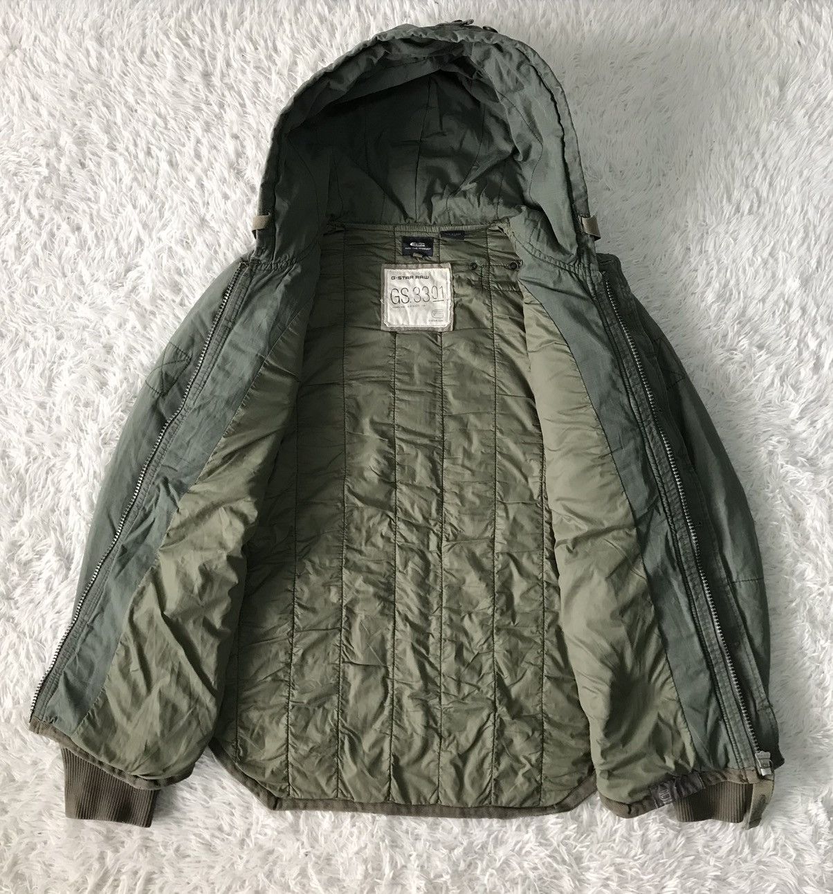G-Star G Star Raw Captor Quilted Hooded Shirt Jacket Size US M / EU 48-50 / 2 - 16 Thumbnail