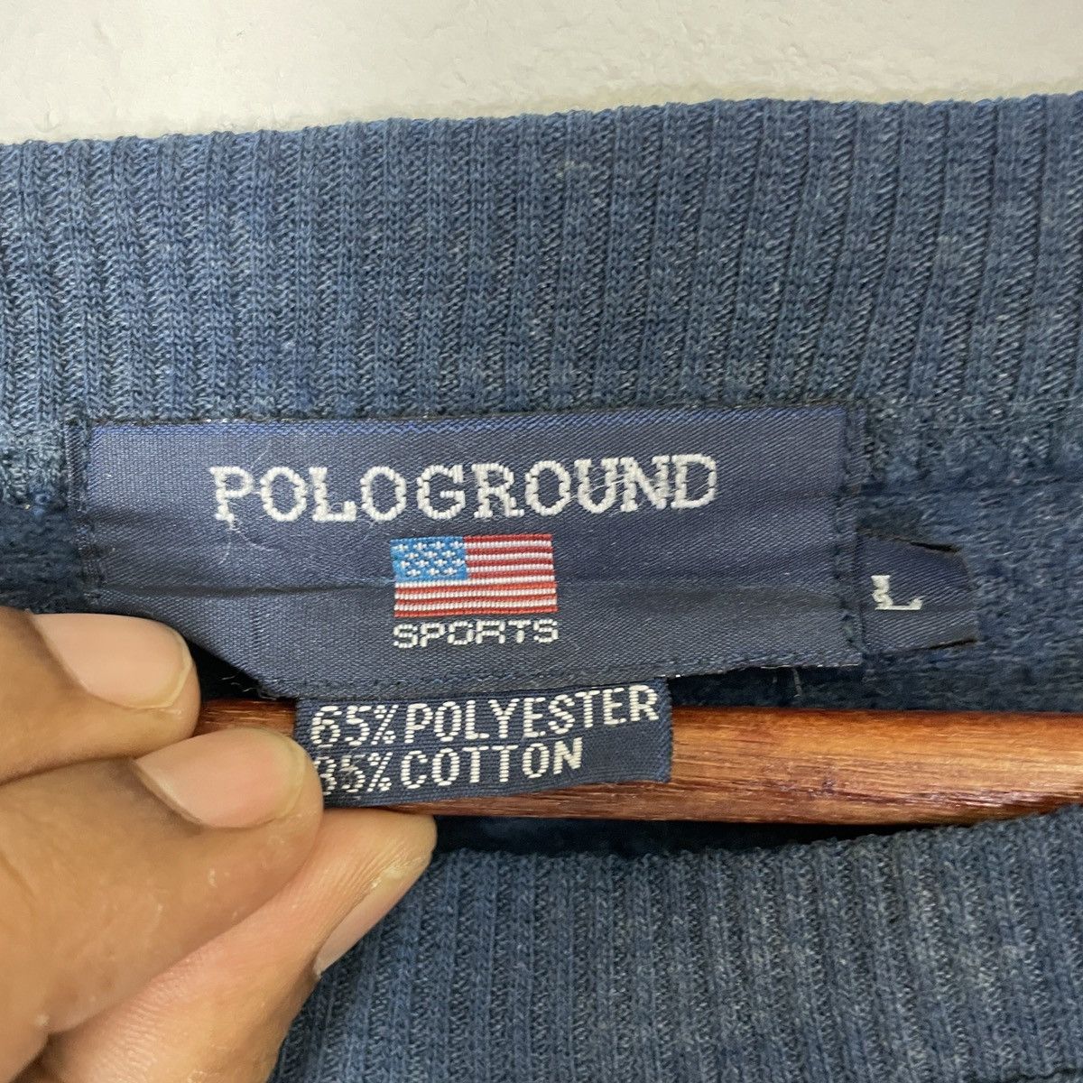 U.S. Polo Assn. × Vintage Vintage Polo Ground Embroidery Small Logo Sweatshirt Size US XL / EU 56 / 4 - 5 Thumbnail