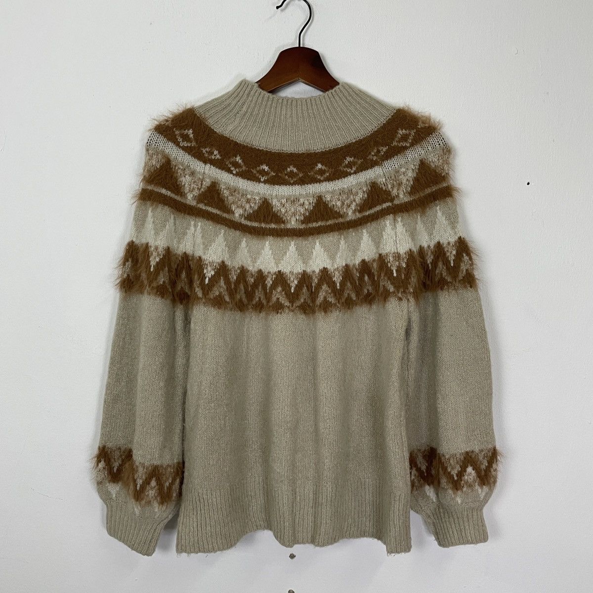 Homespun Knitwear Vintage Unbranded Mohair Jumper Knitwear Size US S / EU 44-46 / 1 - 9 Thumbnail