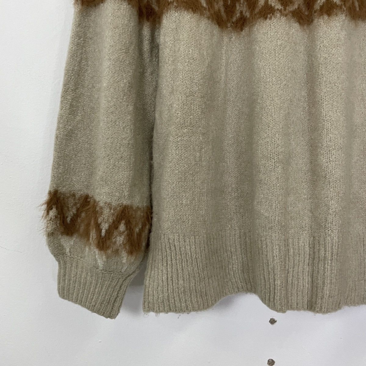 Homespun Knitwear Vintage Unbranded Mohair Jumper Knitwear Size US S / EU 44-46 / 1 - 11 Thumbnail