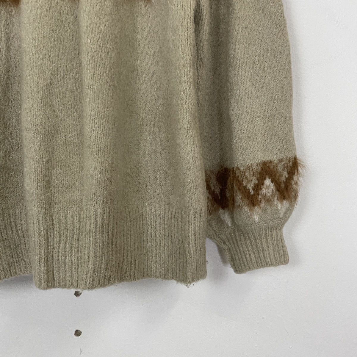 Homespun Knitwear Vintage Unbranded Mohair Jumper Knitwear Size US S / EU 44-46 / 1 - 10 Thumbnail