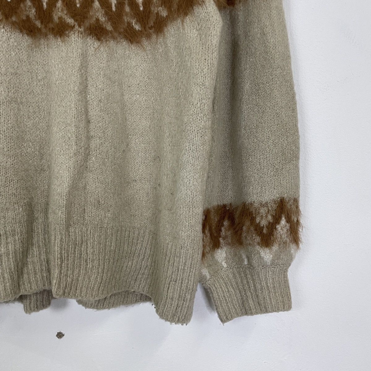 Homespun Knitwear Vintage Unbranded Mohair Jumper Knitwear Size US S / EU 44-46 / 1 - 3 Thumbnail