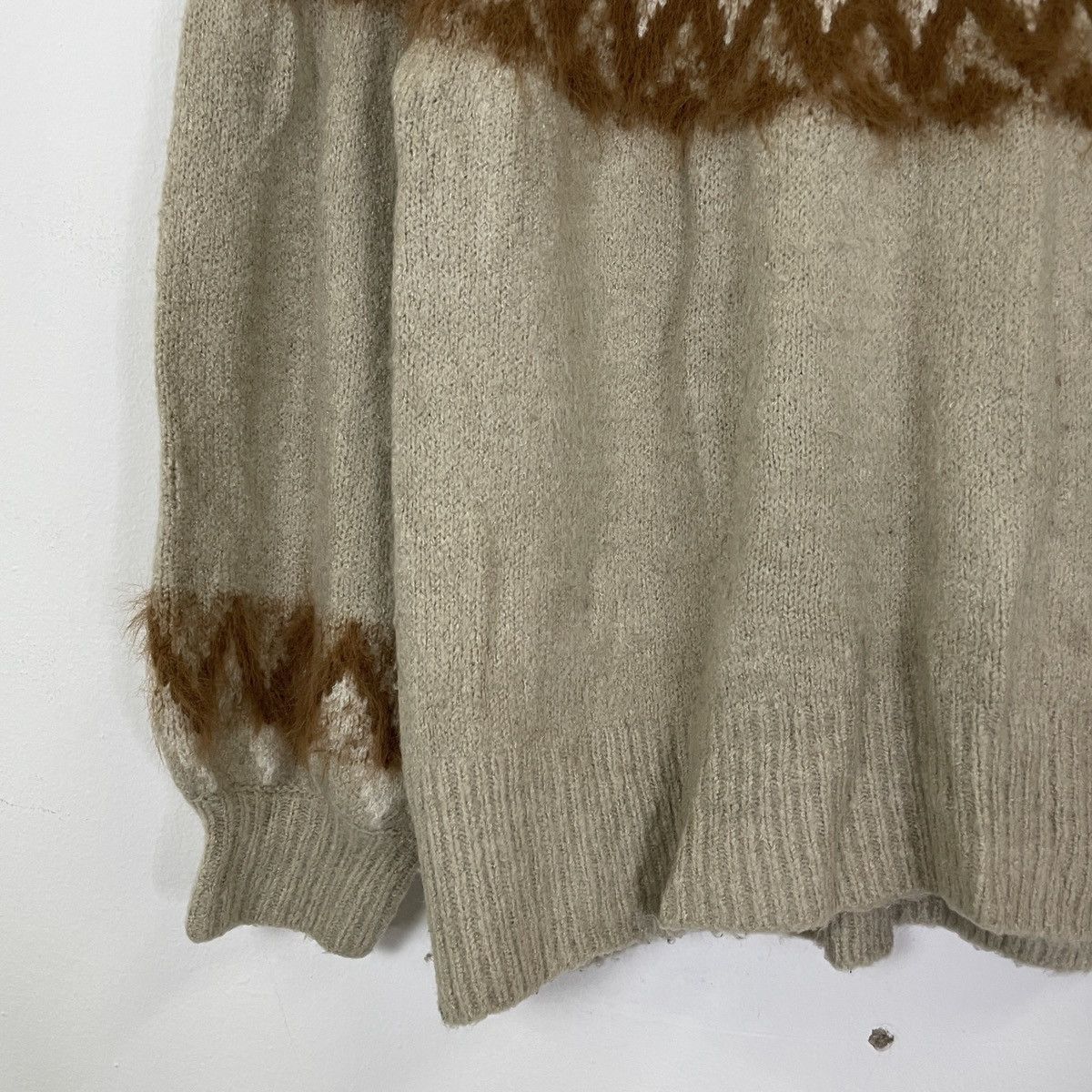 Homespun Knitwear Vintage Unbranded Mohair Jumper Knitwear Size US S / EU 44-46 / 1 - 2 Thumbnail