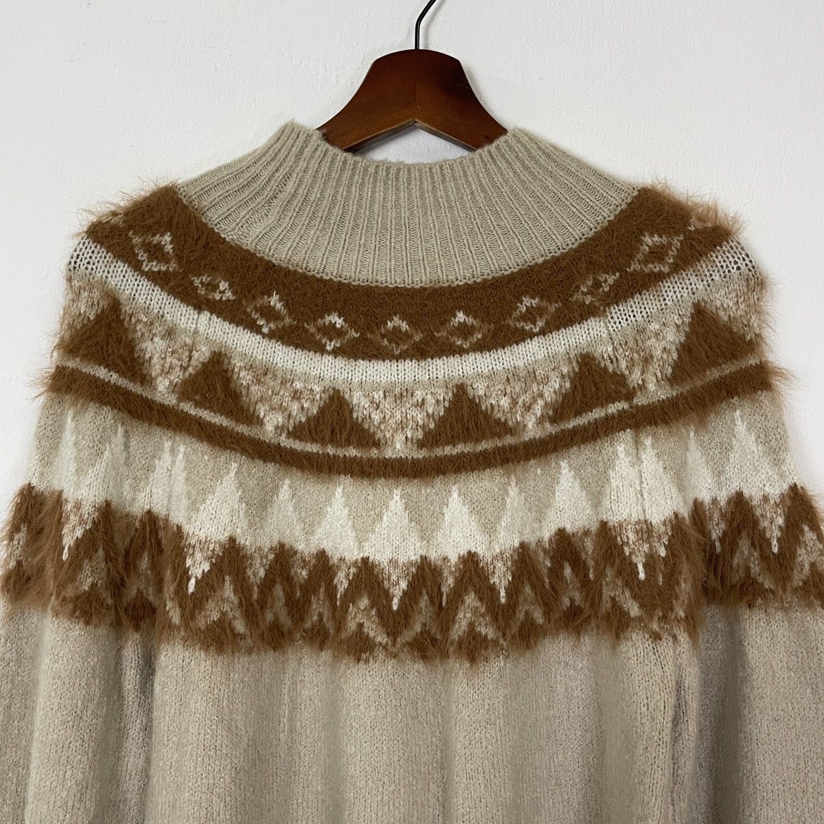 Homespun Knitwear Vintage Unbranded Mohair Jumper Knitwear Size US S / EU 44-46 / 1 - 12 Thumbnail
