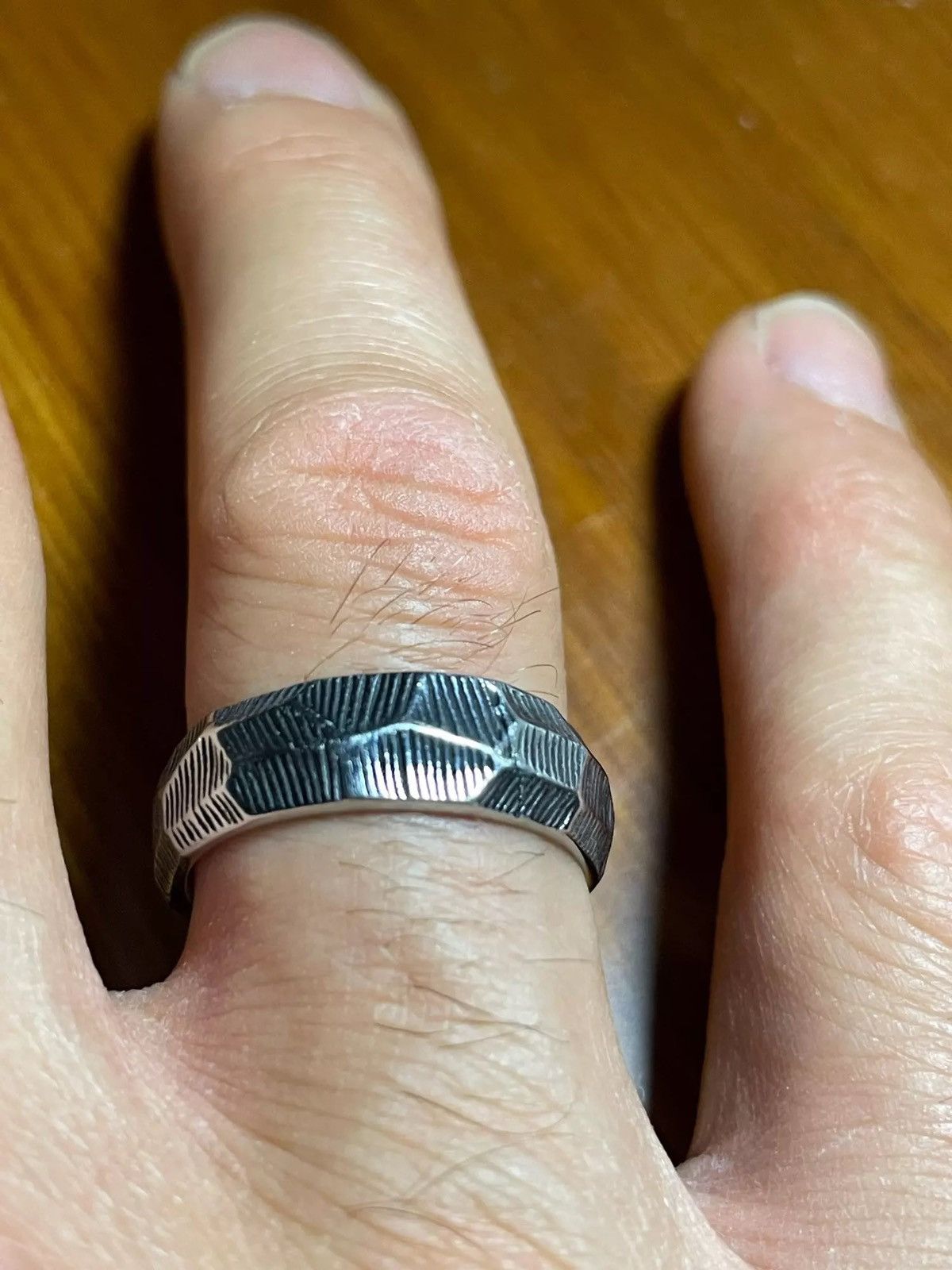Jewelry Gothic Stainless Steel Geometry Ring Size ONE SIZE - 3 Thumbnail