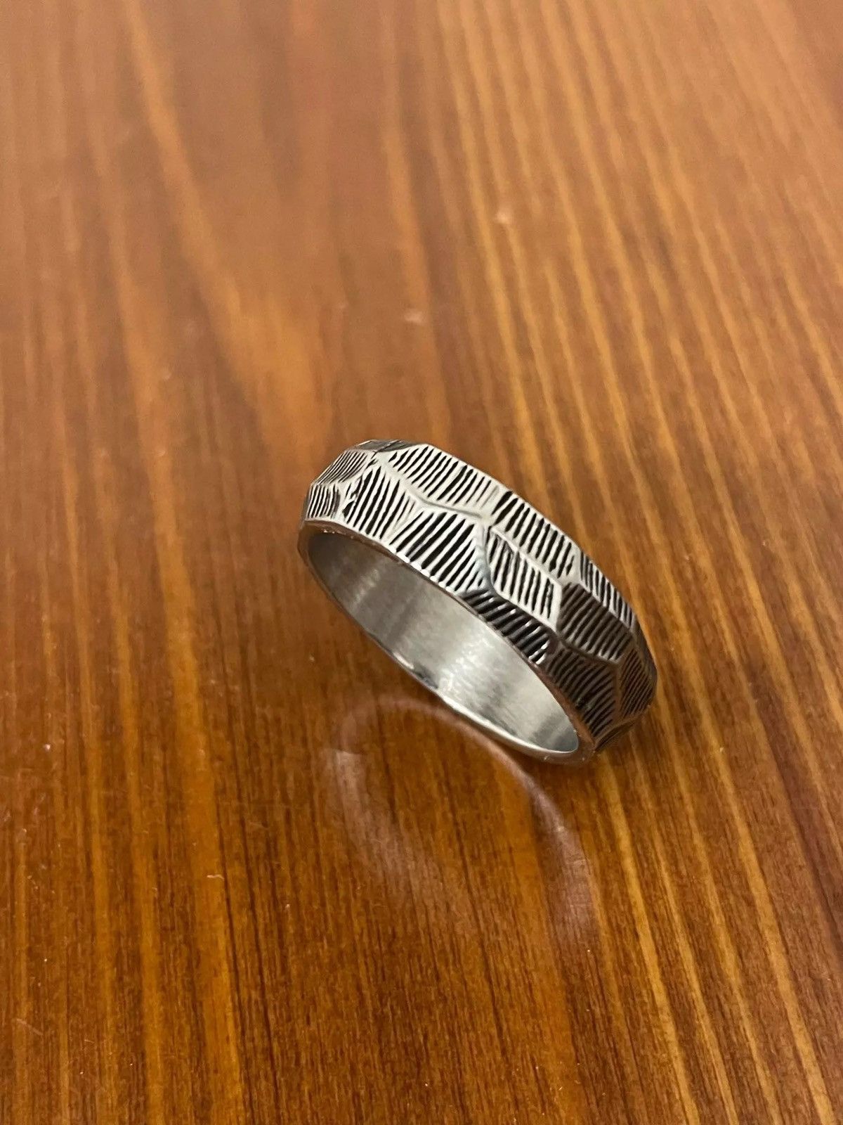 Jewelry Gothic Stainless Steel Geometry Ring Size ONE SIZE - 1 Thumbnail