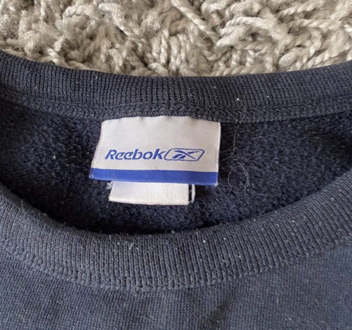 Reebok × Vintage Reebok vintage sweatshirt hoodie black 90s y2k retro Size US L / EU 52-54 / 3 - 4 Thumbnail