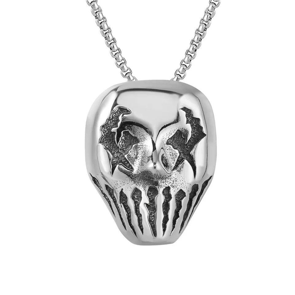 Jewelry Clown Mask Pendant Necklace Size ONE SIZE - 3 Thumbnail