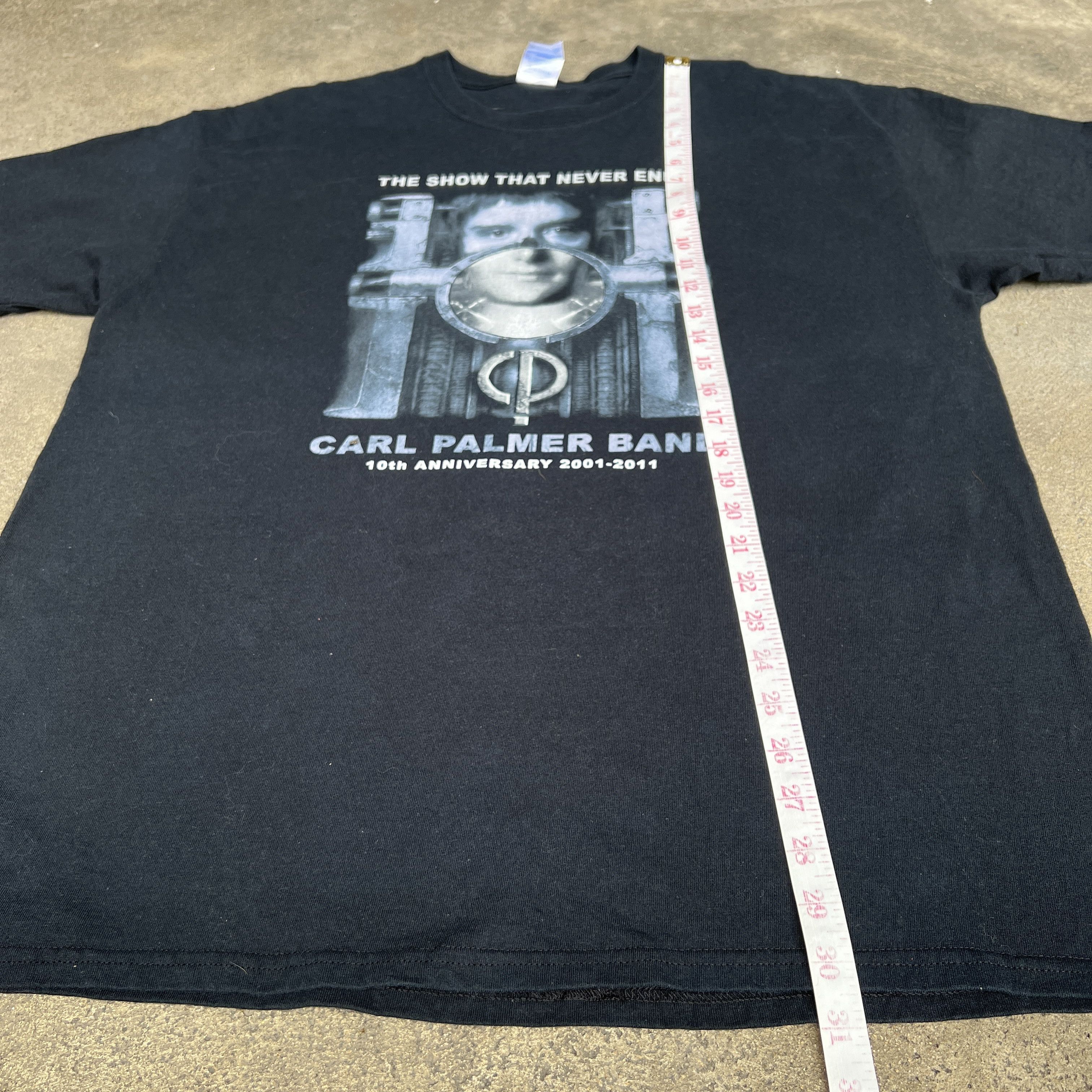 Band Tees Vintage Y2K Carl Palmer Band drummer Tee Progressive rock Size US XL / EU 56 / 4 - 7 Thumbnail