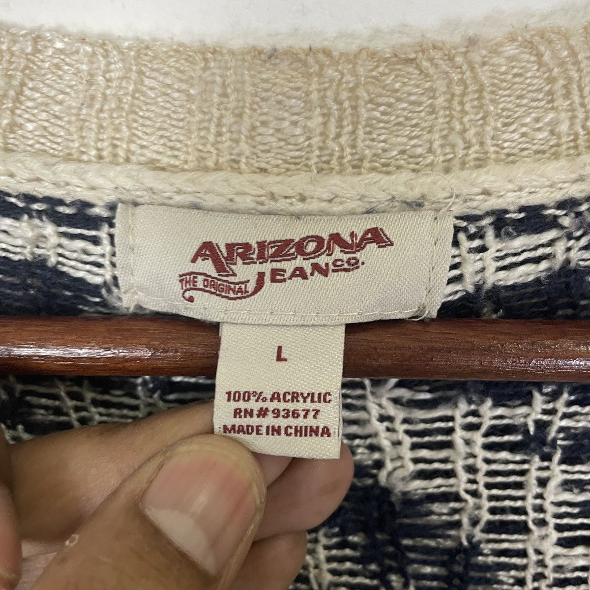 Arizona Jean Co. Vintage Arizona Jeans Aztex Navajo Cardingan Size L / US 10 / IT 46 - 5 Thumbnail