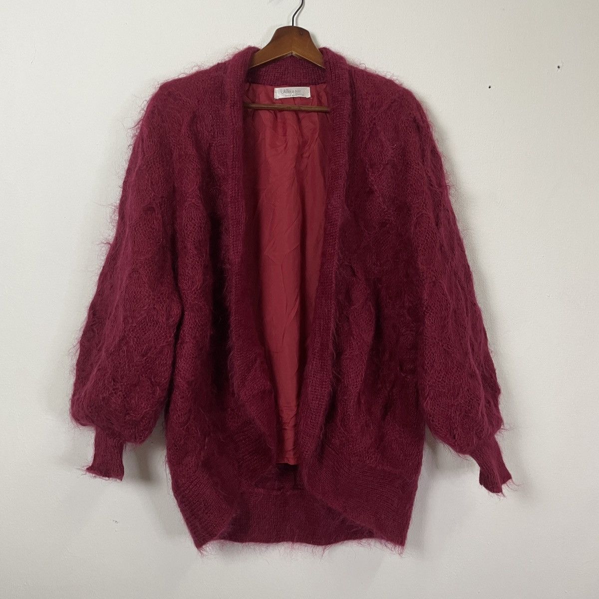Other Vintage Allen A Pico Mohair Cardingan Size US XL / EU 56 / 4 - 1 Thumbnail