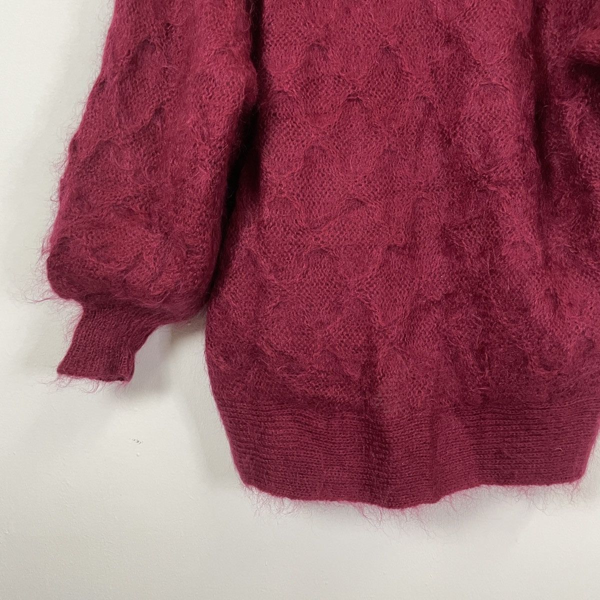 Other Vintage Allen A Pico Mohair Cardingan Size US XL / EU 56 / 4 - 9 Thumbnail