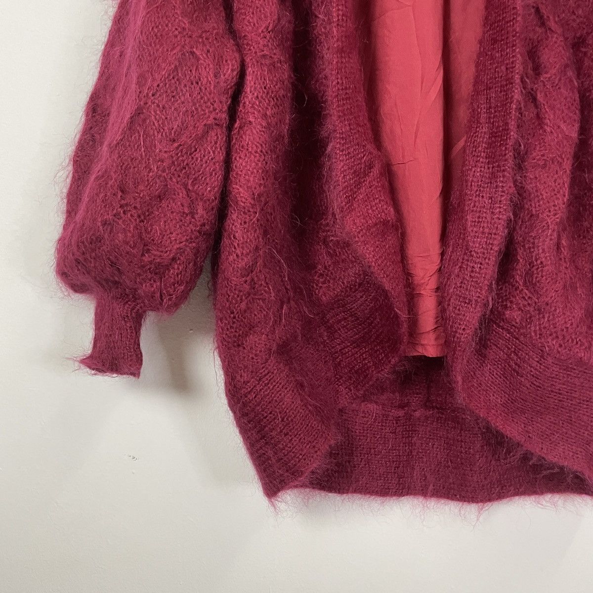 Other Vintage Allen A Pico Mohair Cardingan Size US XL / EU 56 / 4 - 2 Thumbnail