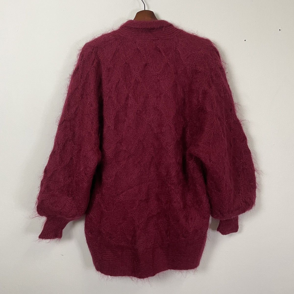 Other Vintage Allen A Pico Mohair Cardingan Size US XL / EU 56 / 4 - 8 Thumbnail