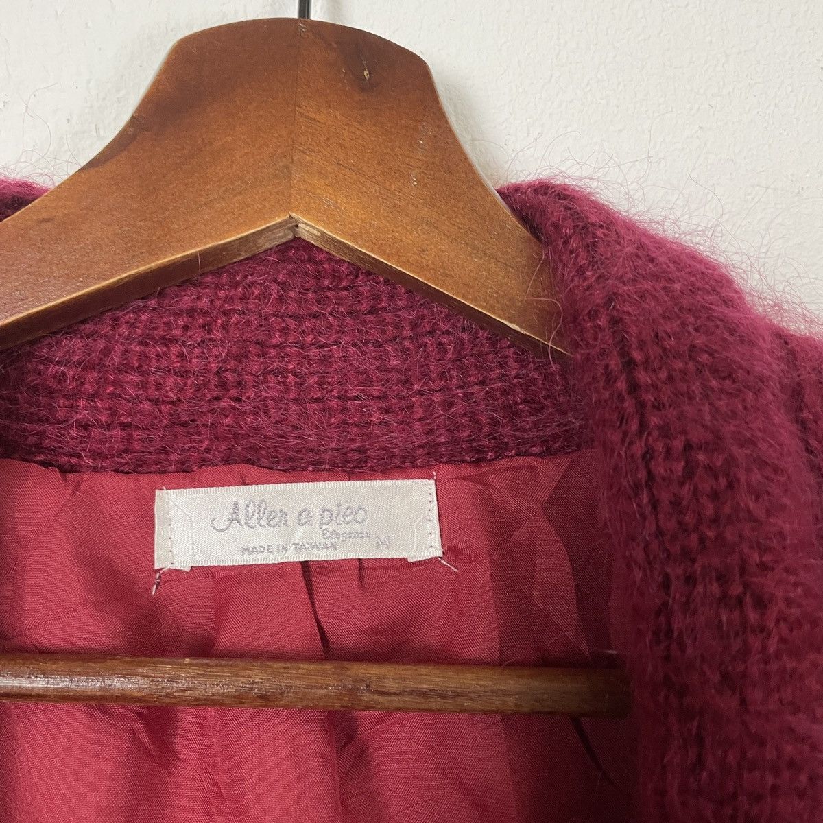 Other Vintage Allen A Pico Mohair Cardingan Size US XL / EU 56 / 4 - 5 Thumbnail