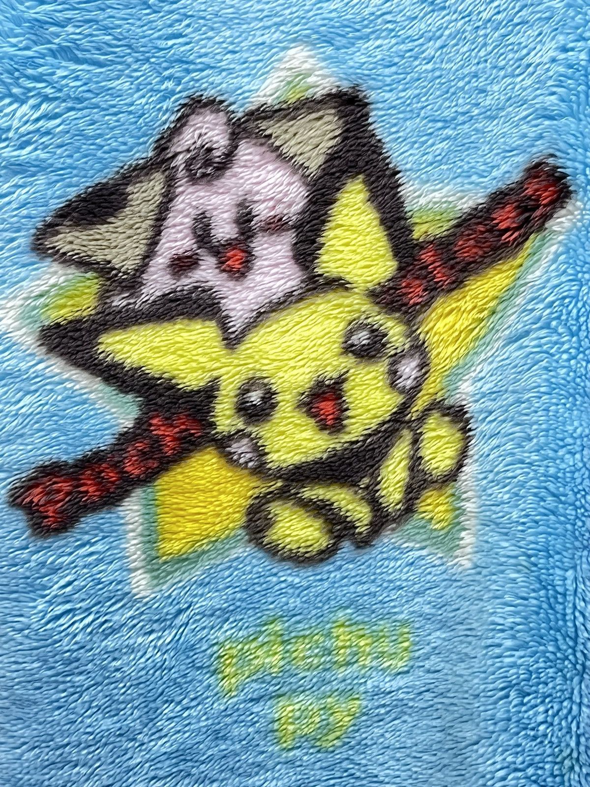 Pokemon VERY RARE🔥90's POCKET MONSTER POKEMON Pikachu Fleece Vest Size US M / EU 48-50 / 2 - 6 Thumbnail