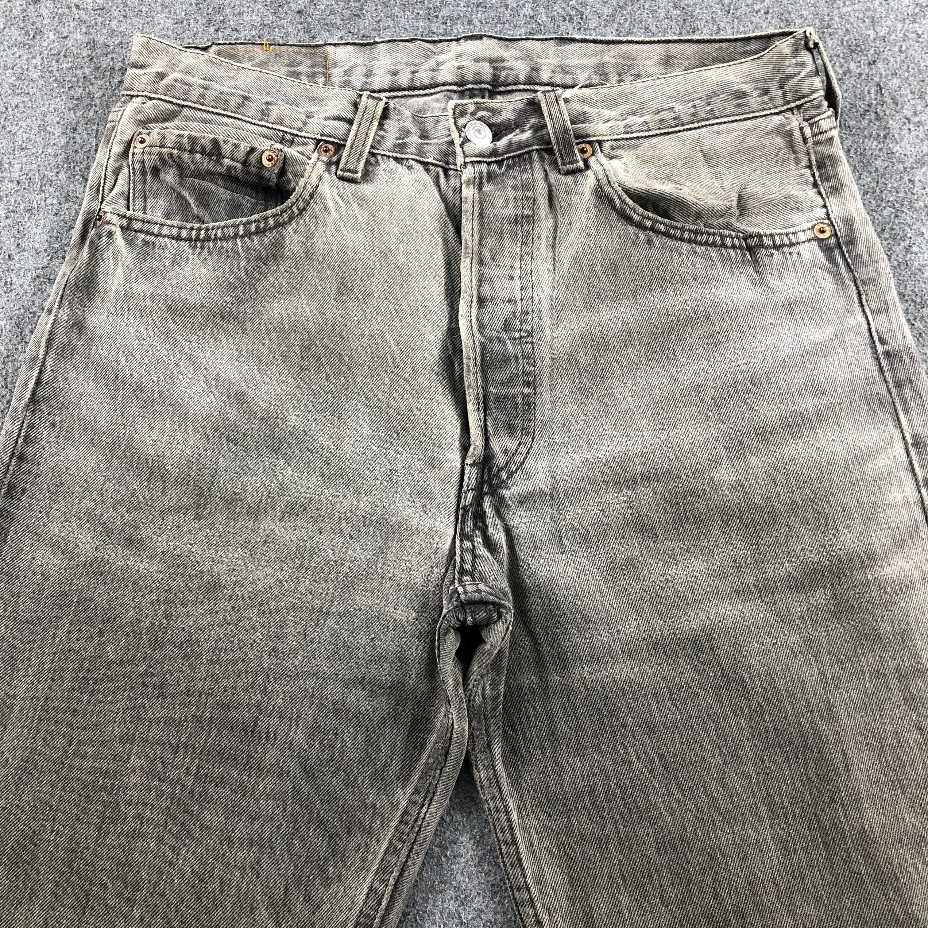 Levi's × Vintage 90s Vintage Ripped Levis 501 Earth Tone Jeans-J1552 Size US 32 / EU 48 - 3 Thumbnail