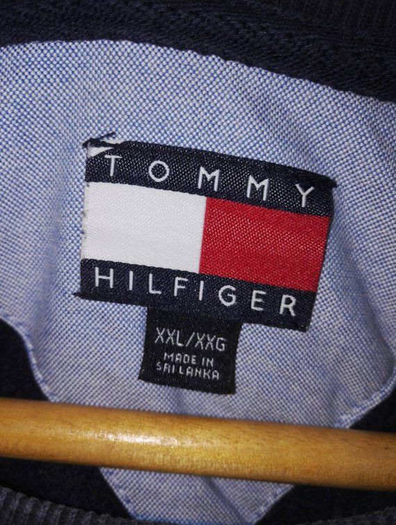 Tommy Hilfiger 🔥Vintage🔥 TOMMY HILFIGER Sweatshirt Small Logo Big Saiz Size US XXL / EU 58 / 5 - 5 Thumbnail