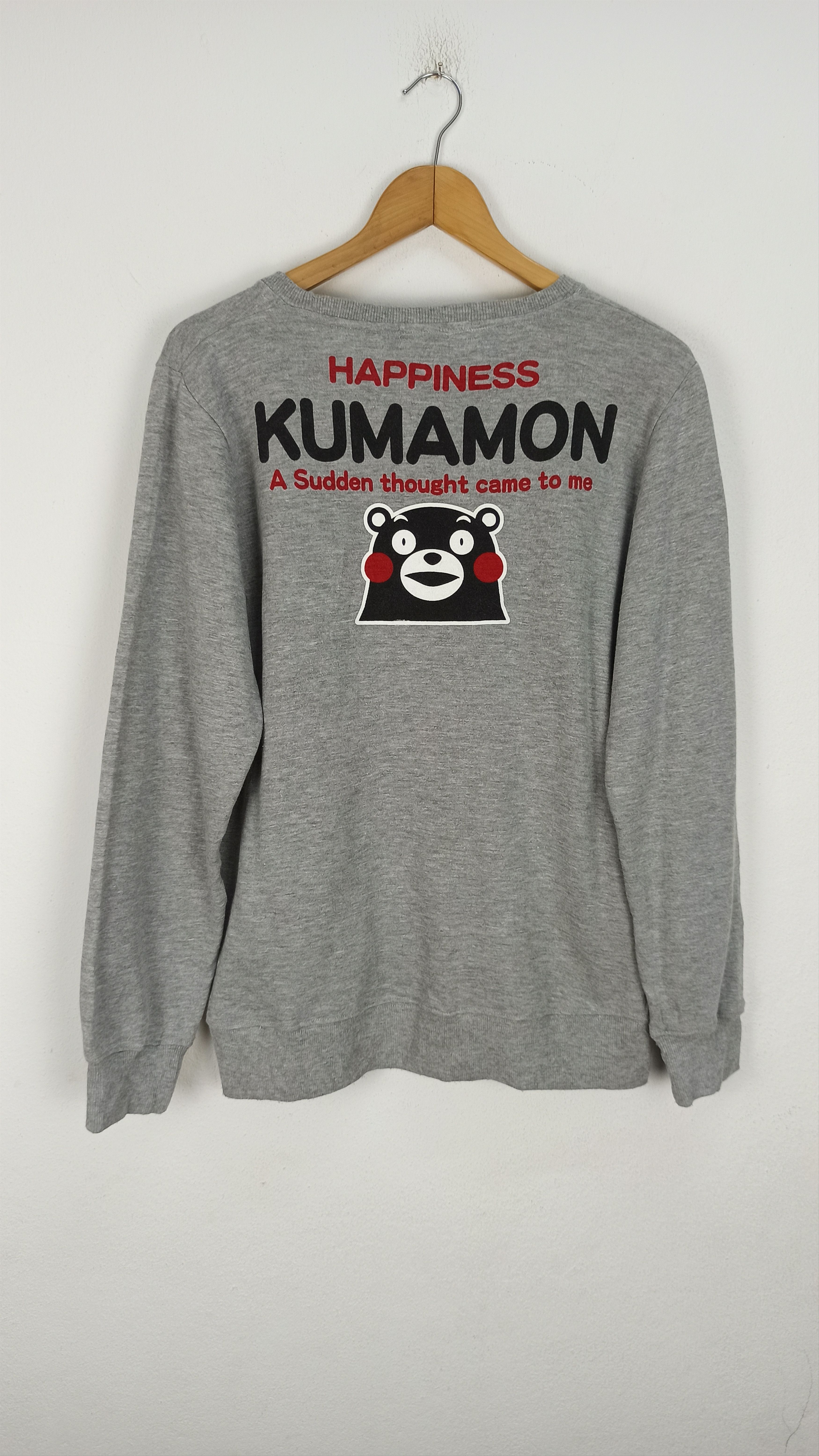 Anime × Cartoon Network × Japanese Brand 🔥Rare🔥 Japanese Anime Kumamon Sweatshirt Crewneck Size US L / EU 52-54 / 3 - 3 Thumbnail