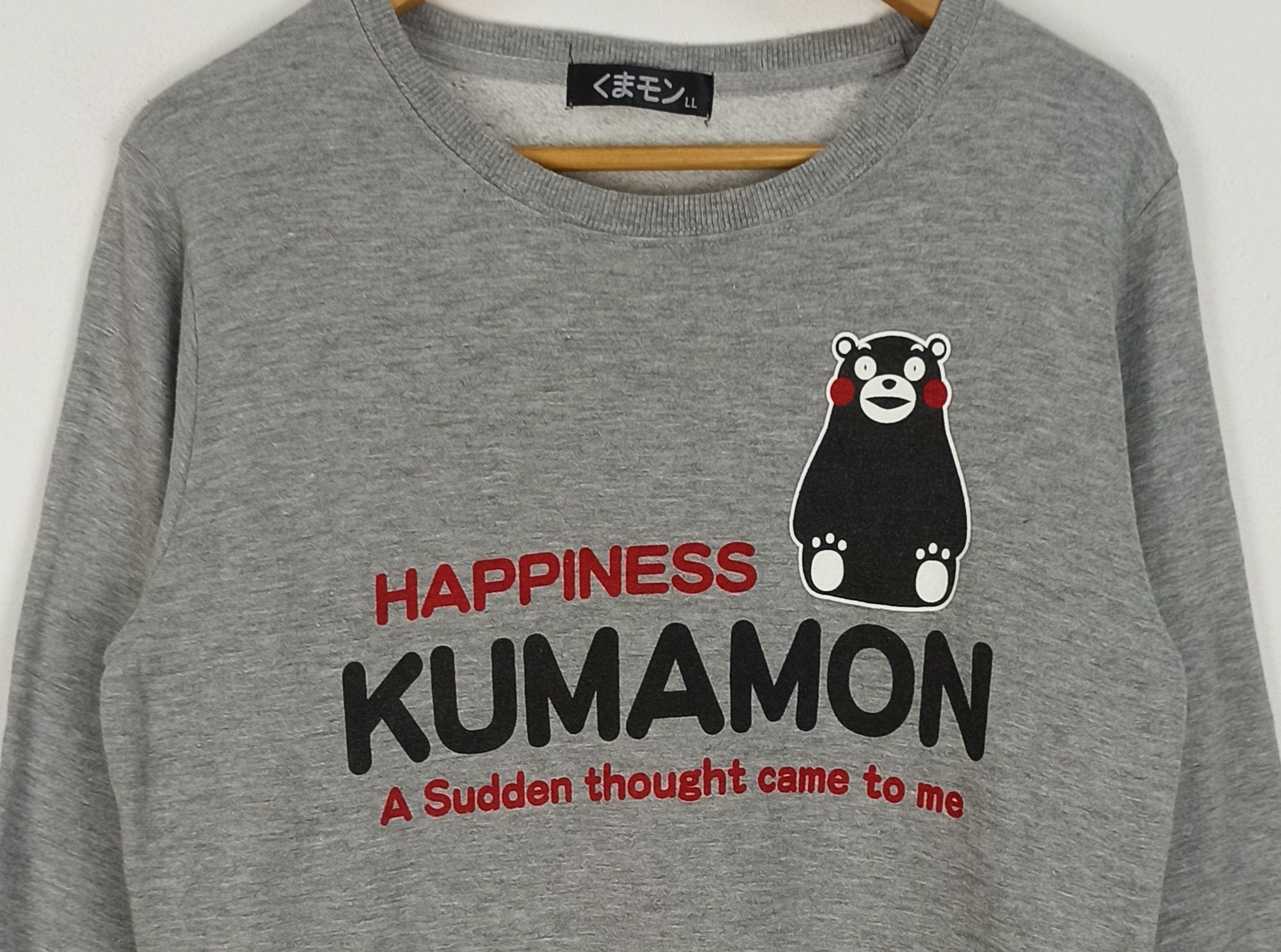 Anime × Cartoon Network × Japanese Brand 🔥Rare🔥 Japanese Anime Kumamon Sweatshirt Crewneck Size US L / EU 52-54 / 3 - 2 Thumbnail